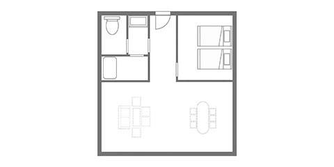 間取り図｜メルキュール富山砺波リゾート＆スパ